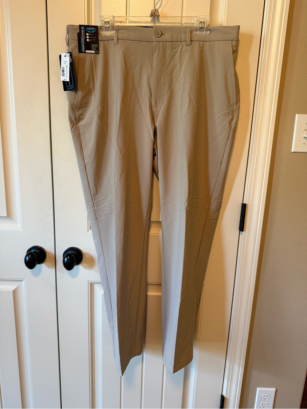 Roundtree & Yorke Khaki Dress Pants